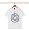 Ny designer Top Mens T-shirts Womens Tees Short Sleeve Summer Fashion Casual Shoulder Letter Print Panel Superior Quality Pure Cotton Polos Shirt US Size