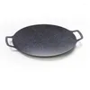 Pans Oil Frying Baking Pan Multi-purpose BBQ Grill Induction Cooker Round For Outdoor Camping Kitchen Bakeware Household Tools