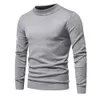 Chandails pour hommes automne et hiver décontracté hommes couleur unie pull bas basique pull col rond col roulé tricoté pull décontracté 231120