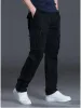 Projektant Spring Autumn Cargo Spodnie swobodne męskie regularne bawełniane spodnie męskie spodnie taktyczne Multi Pockets