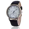 Wristwatches 2023 Relogio Feminino Retro Style Leather Quartz Analog Women Watch Casual Ladies Watches Wristwatch Bayan Kol Saati Skm