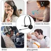 Écouteurs pour téléphones portables tebe Bluetooth 5.0 écouteur USB Mono casque de jeu monté sur la tête réduction du bruit Hifi casque d'affaires sans fil avec micro pour PC YQ231120