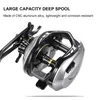 Flyfiskerullar2 BAITCASTING REEL 16KG DRAG POWER 6 1 BB 6 3 1 Enkel handtag med magnetbromssystemhjul 231120