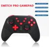 Gamecontrollers Draadloze controller voor Switch Lite Oled-console Gamepad Joystick PC met programmeertrilling