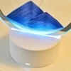 Ночные огни USB 3D Sandglass Atmosphere Lamp Touch Moving Sand Paint