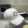 Letra bordado de bola negra gorra diseñadora de moda de moda gorras de béisbol para mujeres hombres unisex sun hat estudiantes Casquette