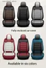 Capas de assento de carro Capas de assento de carro de couro universal de cinco lugares para Benz Todos os modelos Classe E GLK GLC S600 400 SL W212 W211 SLK Acessórios automotivos Q231120