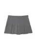 Women's Shorts Willshela Women Fashion Solid Pleated Side Zipper Skirts Vintage High Waist Female Chic Lady 230419