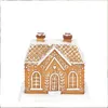 Dekorativa föremål Figurer Nordisk jul Snö topp harts Gingerbread Cabin rökelse vardagsrum tebord rökelse hantverk juldekoration 231117