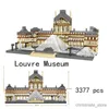 Blöcke Kolosseum Louvre Museum Diamond Building Micro Blocks City Bricks Tower Big Ben Architektur R231120