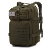 Rucksack 50L Große Kapazität Man Army Tactical Rucksäcke Military Assault Bags Outdoor 3P EDC Molle Pack Für Trekking Camping Jagdtasche 230419