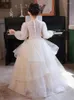 Girl Dresses Flower Elegance Dress For Children Wedding HandMade Kids First Communion Vestidos Teenager Weddings Bridesmaid Robe