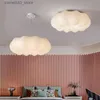 Ceiling Lights Clouds Ceiling Light White LED Chandelier For Dining Room Children's Bedroom Hall Study Lamp Creative Decorative Daily Lightings Q231120