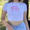 Dames T-shirt Jongens maken geweldige huisdieren Y2K Crop Top Letter Print Grafische Tees Lady Meisjes Zomer Baby Tee Vrouwelijk Casual shirt Leuke T-shirts 230419