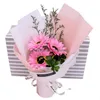 Altre forniture per feste festive Mazzi di laurea 3 fiori di sapone di girasole Forniture per feste festive Confezione regalo Fiore di rosa artificiale Bou Dh1Fk