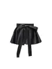 Ceintures 2023 Dames Corset Noir Ceinture nouée PU Cuir Lâche avec chemise robe ceinture femme