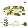 Party Decoration Colorful Paper Scrap Gender Reveal Theme Decorative Leaves Round Chip Baby Shower Table Decor