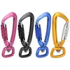 5 PCScarabiners السلامة Carabiner Clip Auto Locking 360 HOING ROTALTION 4KN PULL FOR DOG LESSH AMMOCKS BACKSPACKS Outdoor Climbing Accessories P230420
