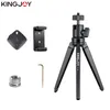 Tripods KINGJOY Officia KT-30M5 Aluminum Mini Tripod For Phone Camera Stand With Ball head Mobile Smartphone Holder tripod Flexible 230419