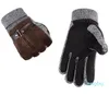 Mens Designer Luvas Térmicas Verão Inverno Cinco Dedos Luvas Dedo Protegido Quente Mantendo Lã