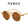 Lunettes de soleil Vintage rétro femmes forme ronde UV400 Protection lunettes de soleil femme coréenne élégante femme