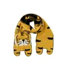 Coperte Cartoon Tiger Sciarpa Piccola coperta Sciarpe calde per bambini