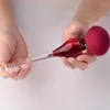 Pinceaux de maquillage en forme de verre de vin rouge, brosse pour le visage, grande poudre douce, Blush, fond de teint, cosmétique, outil de maquillage professionnel