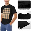 Herrpolos röd blå gul tartan rutig t-shirt toppar anpassade t shirt designer män