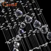 Ceiling Lights Modern LED Double Spiral Crystal Chandelier Lighting for Foyer Stair Staircase Bedroom Hotel HallCeiling Hanging Suspension Lamp Q231120