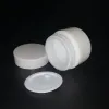20g 30g 50g Jar de vidro Jar de porcelana de porcelana cosmética com cobertura de revestimento PP interno para creme de rosto de bálsamo labial