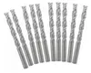 Gloednieuwe 10PCS 3175x22mm Dubbele Fluit Spiraal Cutter CNC Frezen Hout Acryl Drill1173064