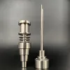Domeless GR2 Titanium Nails Narguilés 16mm 20mm Dnail Enail Chauffage Bobine Carb Cap Kits Pour Les Deux Femelles Mâles Pipe En Verre Bong D'eau Fumer ZZ