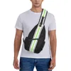 Duffel Bags Afligido Agender Orgulho Bandeira Stripe Peito Saco Retro Com Zipper Mesh Out Cross Customizável