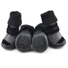 Pet Protective Shoes 4 Pcs Sets Non Slip Dog Winter Warm Snow Boots For Small Dogs Chihuahua Waterproof Anti Slip Puppy 231118