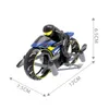 ElectricRC Auto 24GHz RC Moto 2 In 1 Land Air Flying Motos Drone Giocattoli con rotazione di 360 gradi Drift elettrico per bambini 230419