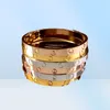 Pierścień miłości Pierścień Pierścień Mężczyzn Ice Up Pierścionki Klasyczna Diamentowa zaręczynowa biżuteria ślubna Kobiety ze stali nierdzewnej 18K Rose Gold P7216947