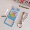 Titolari di carte Cute Girls Portable Bus Holder Lanyard Bank Bag Patente di guida Custodia Corea Accessori per pendenti per studenti