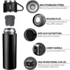 Tasses 500ML 304 bouteille isolée sous vide en acier inoxydable coffret cadeau bureau Style d'affaires tasse à café Thermos Portable flacon Carafe 231118