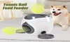 2 In 1 Pet Dog Toys Interactive Automatic Ball Launcher Tennis Emission Throwing Toys Reward Machine Food Dispenser Y2003302542188