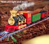 ElectricRc Track Elektrikli Noel Tren Oyuncak Seti Araba Demiryolu Tracks Buhar Lokomotif Motoru Diecast Model Eğitim Oyun Oyuncakları Çocuklar İçin 230419