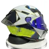 Motorcycle Helmets Full Face Helmet Five-Pointed Star With Big Spoiler Women And Men Riding Safety Pentagram Capacete