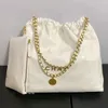 Groothandel dames designertas Spiegelkwaliteit portemonnee en handtas pochette gewatteerde shopper tas Crossbody luxe gouden ketting schouder strand lederen cc tassen