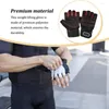 Soporte de muñeca 1 par de guantes de levantamiento Mitón deportivo Carreras Transpirable Espesar Diseño Entrenamiento Prop Protección Unisex Hombres Mujeres