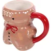 Verres à vin en céramique, tasse pour homme en pain d'épices, tasse à café et lait de noël, verres à boire, cadeau de fête de noël