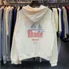 Designer Clothing Hoodies Fashion Sweatshirts Rhude Manaco Sailboat Print Loose Hoodie Autumn Mens Womens Casual Pullover Sweater Streetwear Jacket