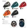 Cycling Helmets BATFOX Cycling Helmet Bike MTB Bicycle Helmet 2023 New Orange Men Women Mountain Road Bike Integrally Molded Sport Helmets P230419