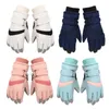 Children's Fingerless Gloves Kid winter Gloves Waterproof Windproof Fleece Thermal Baby Full Finger Mittens for 4-7 Years Old Children Outdoor Skiing Gloves 231120