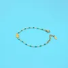 Link pulseiras moda elegante sorte elefante pulseira para mulheres gota de água banhado a ouro corrente de aço inoxidável homens senhoras jóias presentes