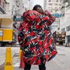 Men's Down NAGRI Seveyfan 2023 Winter Camou Jacket Hip Hop Printed Hooded Jackets Thick Warm Parka Coat For Couples M L XL XXL