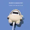 Аксессуары для наушников 3D Cartoon Bear Shark Apper для AirPods 1 2 Утиный бульдог мягкий силиконовый чехол Bluetooth для AirPods Pro J230420